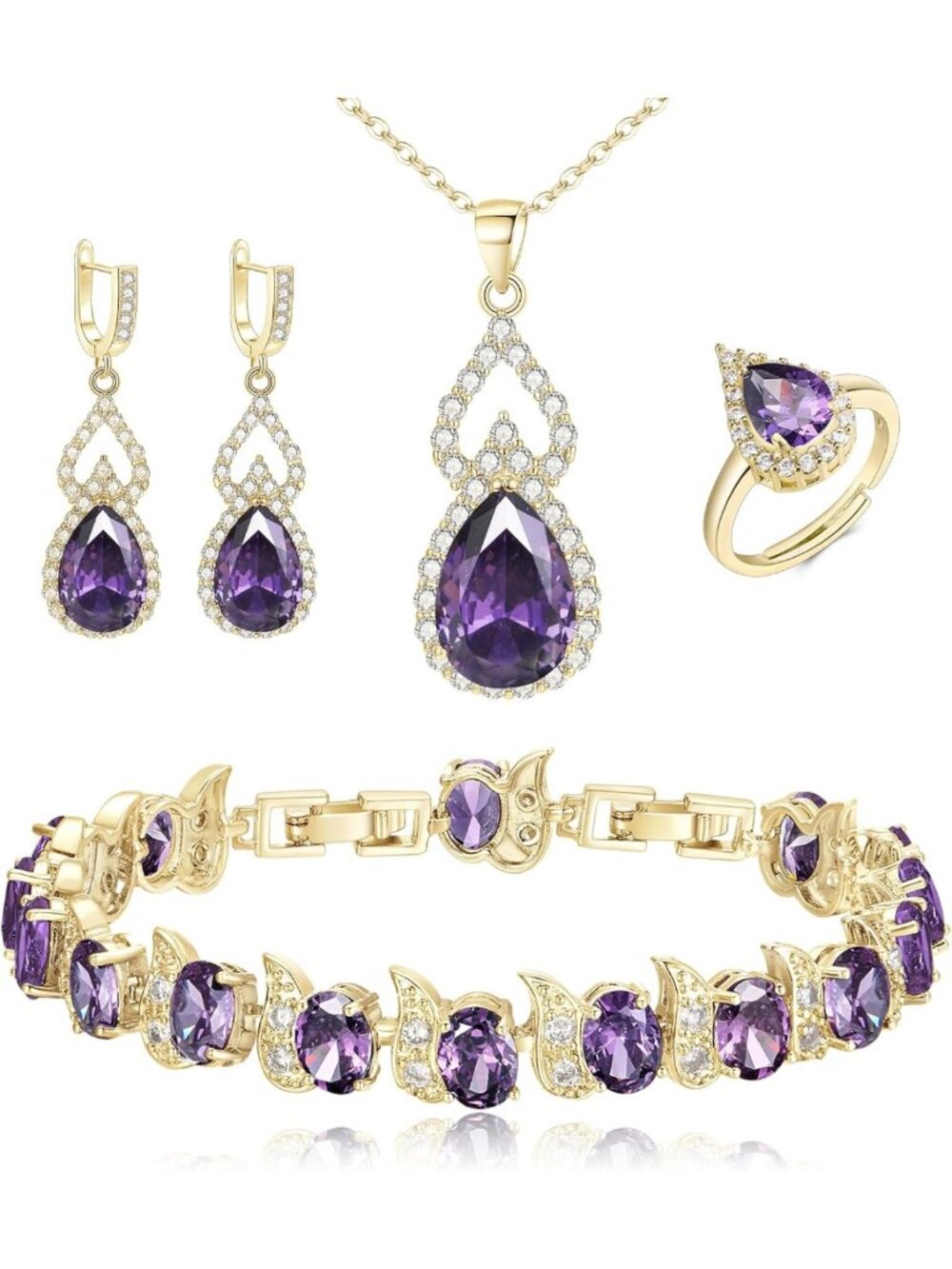 Elegant Wedding Jewelry Set for Women | Bridal & Bridesmaid Accessories